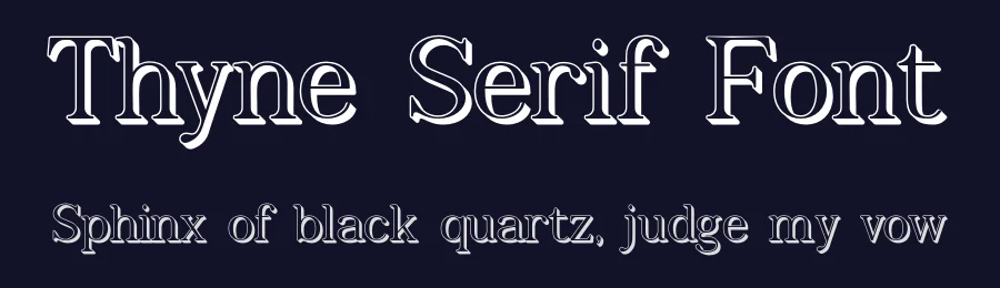 Thyne Serif Font by Typotheticals — Serif Font — thumbnail 2