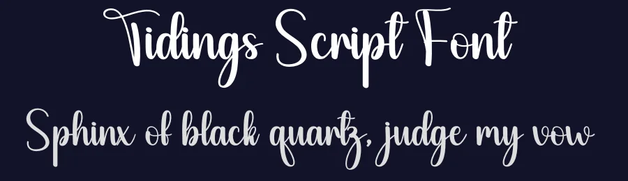 Tidings Script Font by andikastudio — Script Handwritten Font — thumbnail 2