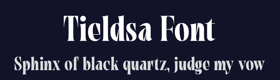 Tieldsa Font by timelesstype.co — Serif Font — thumbnail 2