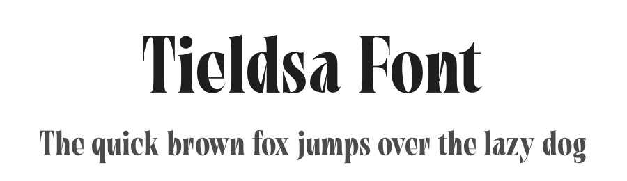 Tieldsa Font by timelesstype.co — Serif Font