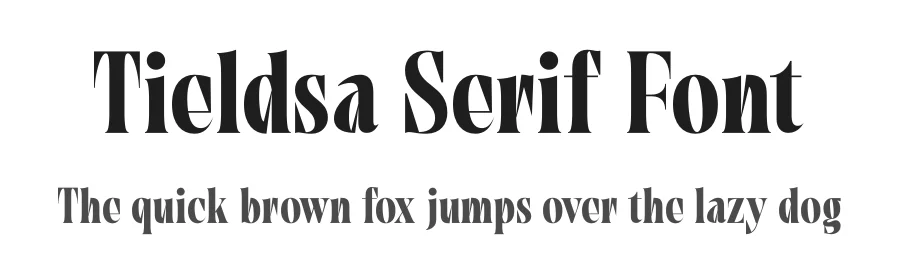 Tieldsa Serif Font by timelesstype.co — Display Font