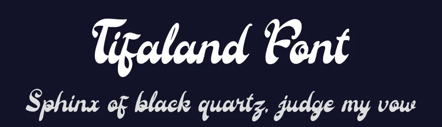 Tifaland Font by Denustudios — Script Handwritten Font — thumbnail 2