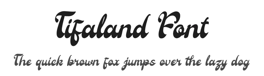 Tifaland Font by Denustudios — Script Handwritten Font