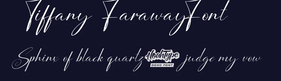 Tiffany Faraway Font by noahtype — Script Handwritten Font — thumbnail 2