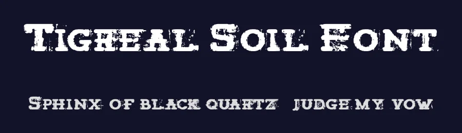 Tigreal Soil Font by craftsupplyco — Display Font — thumbnail 2