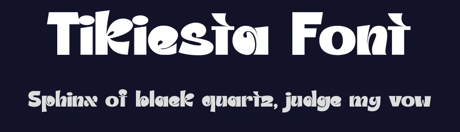 Tikiesta Font by Artnivora Studio — Display Font — thumbnail 2