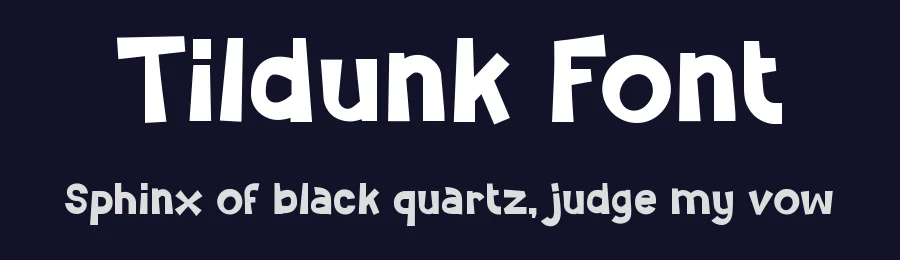 Tildunk Font by Pinisi ART — Decorative Font — thumbnail 2