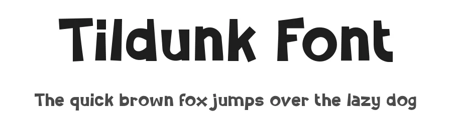 Tildunk Font by Pinisi ART — Decorative Font