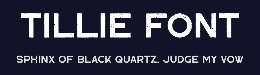 Tillie Font by vpcreativeshop — Display Font — thumbnail 2