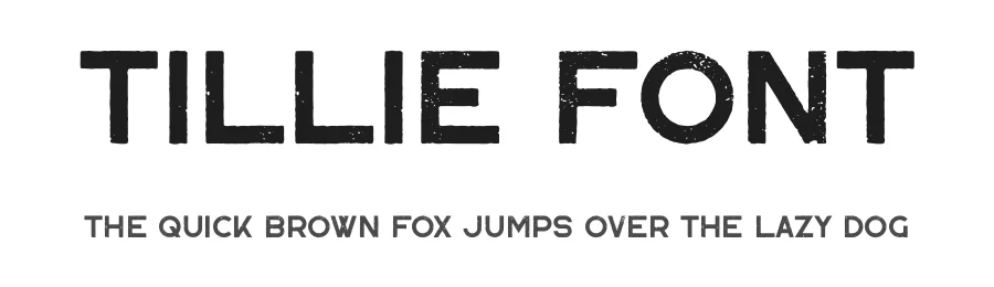 Tillie Font by vpcreativeshop — Display Font
