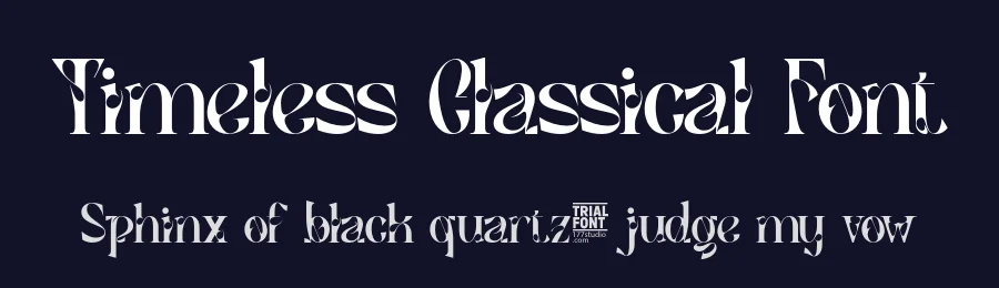 Timeless Classical Font by 177Studio — Display Font — thumbnail 2