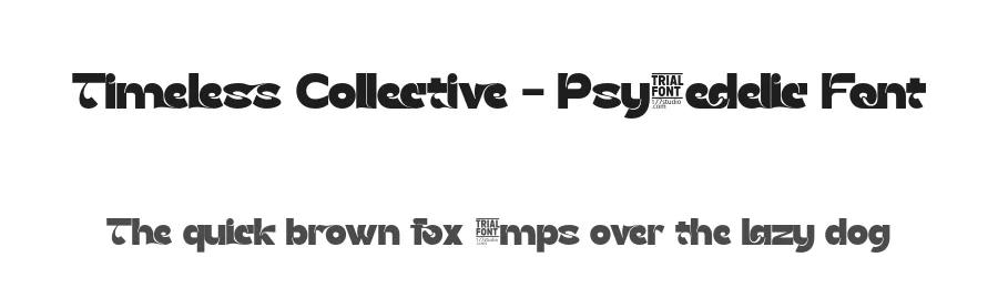 Timeless Collective – Psychedelic Font by 177Studio — Display Font