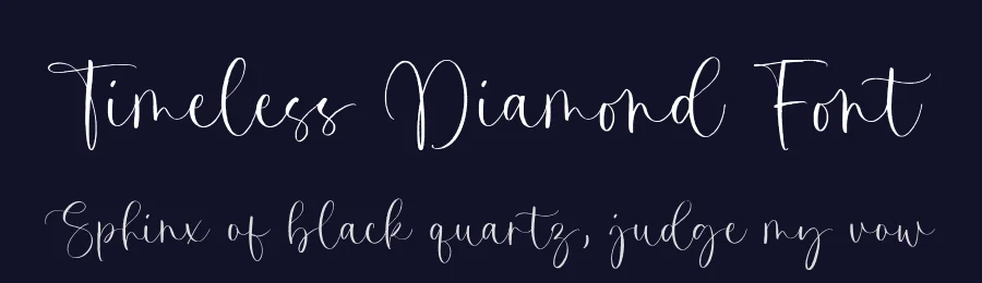 Timeless Diamond Font by balpirick — Script Handwritten Font — thumbnail 2