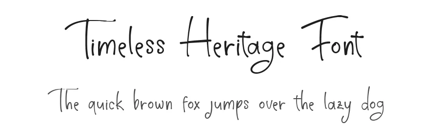 Timeless Heritage Font by bearydsgn — Script Handwritten Font