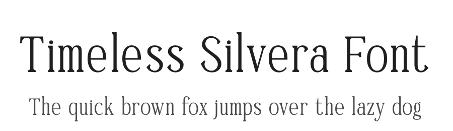 Timeless Silvera Font by letterenastudios — Serif Font