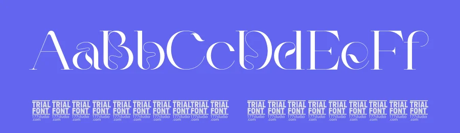 Timeline Across – Luxury Font by 177Studio — Display Font — thumbnail 3