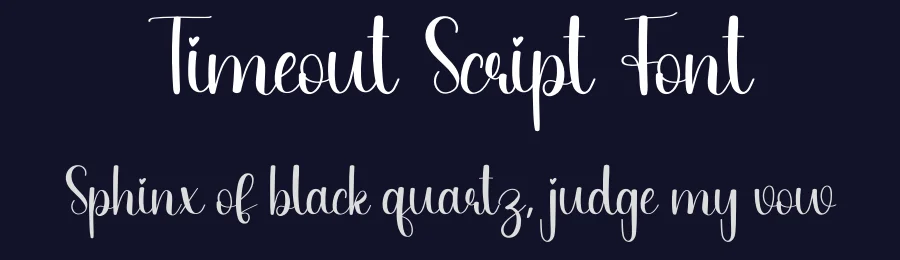 Timeout Script Font by creativeletter — Script Handwritten Font — thumbnail 2