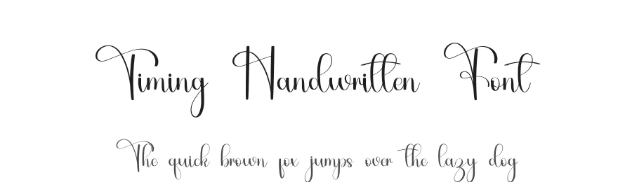 Timing Handwritten Font by inermediaSTUDIO — Script Handwritten Font