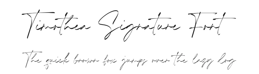 Timothea Signature Font by Timur type — Script Handwritten Font