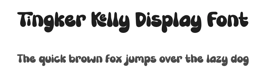 Tingker Kelly Display Font by MasyafiStudio — Display Font