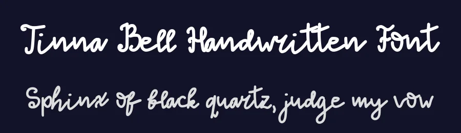 Tinna Bell Handwritten Font by Allouse.Studio — Script Handwritten Font — thumbnail 2