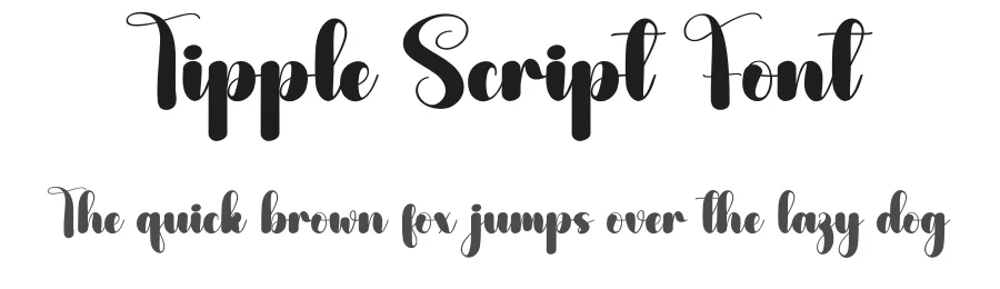 Tipple Script Font by andikastudio — Script Handwritten Font
