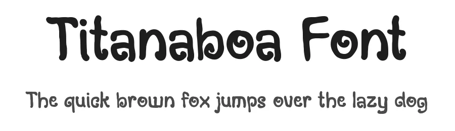 Titanaboa Font by Rautan Studio — Decorative Font