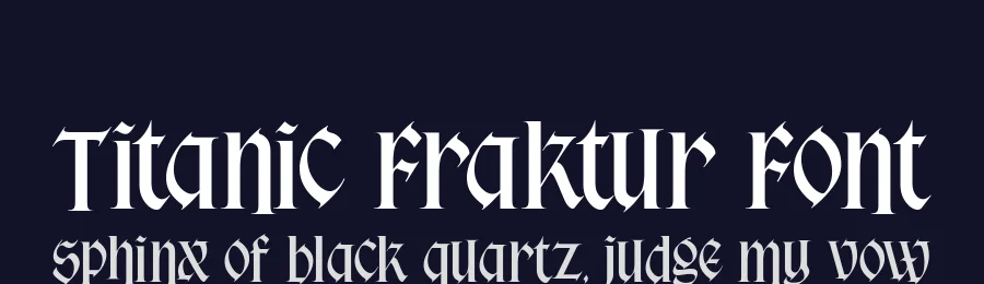 Titanic Fraktur Font by alit design — Display Font — thumbnail 2