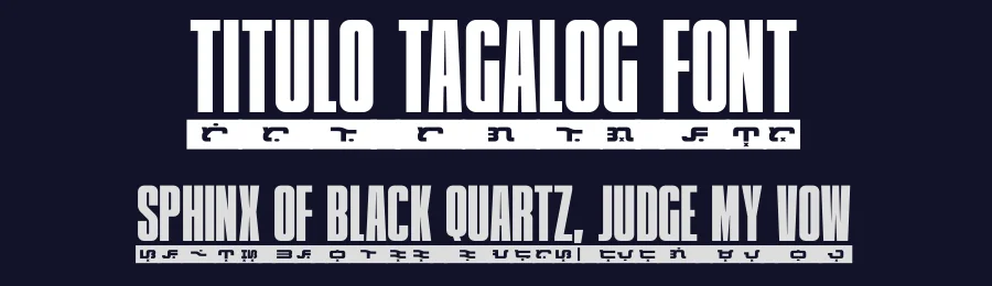 Titulo Tagalog Font by Aaron Amar — Sans Serif Font — thumbnail 2