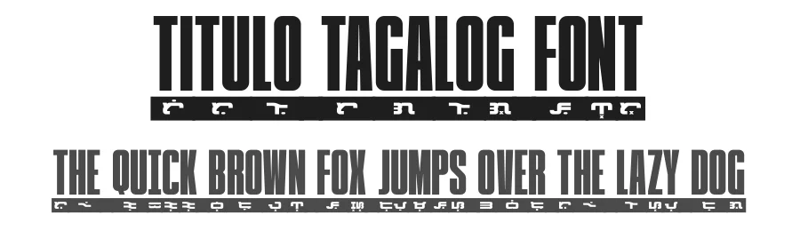 Titulo Tagalog Font by Aaron Amar — Sans Serif Font