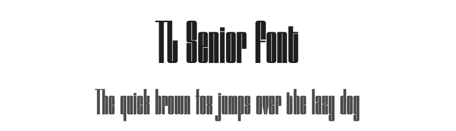 TL Senior Font by Almeera Studio — Sans Serif Font