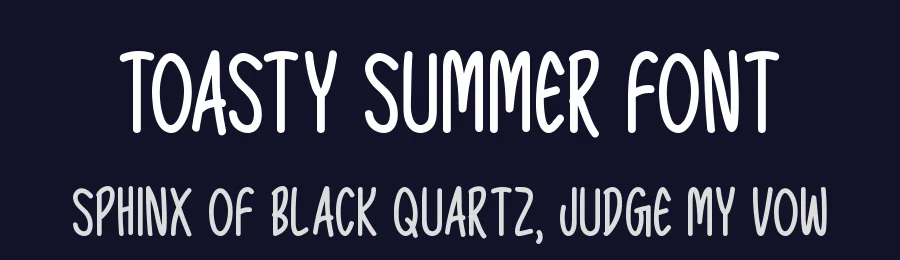 Toasty Summer Font by Seemly Fonts — Script Handwritten Font — thumbnail 2