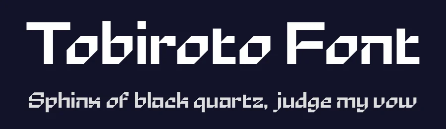 Tobiroto Font by kangfont Studio — Display Font — thumbnail 2