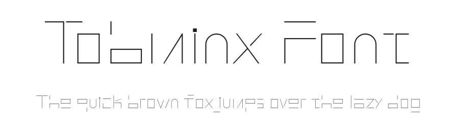 Tobminx Font by ffeeaarr — Display Font