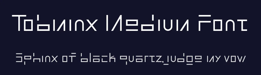 Tobminx Medium Font by ffeeaarr — Display Font — thumbnail 2