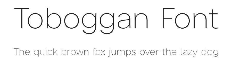 Toboggan Font by Jeremy Nelson Design — Sans Serif Font