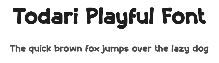 Todari Playful Font by Pinisiart — Display Font