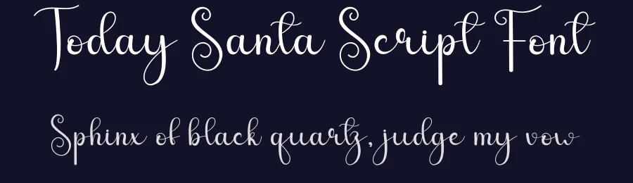Today Santa Script Font by andikastudio — Script Handwritten Font — thumbnail 2