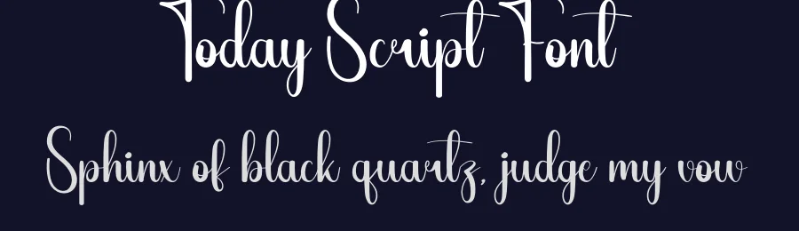 Today Script Font by andikastudio — Script Handwritten Font — thumbnail 2