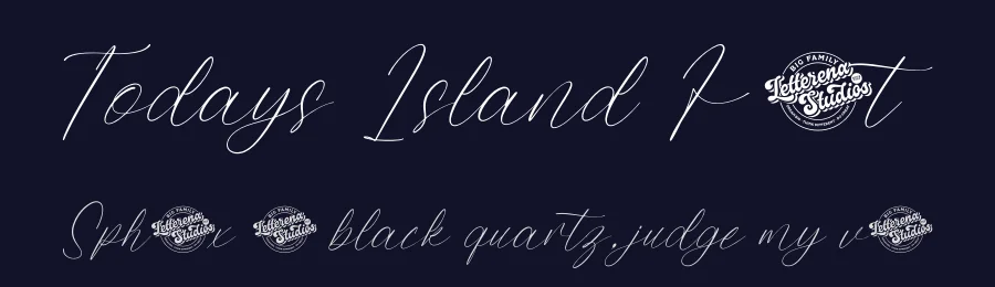 Todays Island Font by letterenastudios — Script Handwritten Font — thumbnail 2