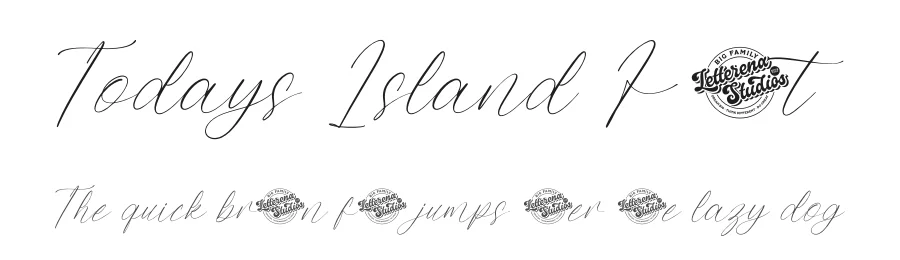 Todays Island Font by letterenastudios — Script Handwritten Font