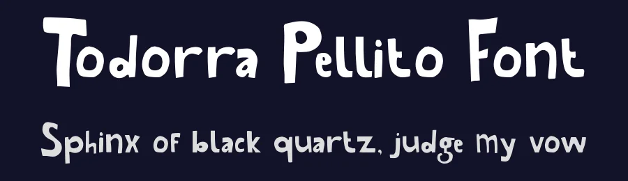 Todorra Pellito Font by madeDeduk — Display Font — thumbnail 2