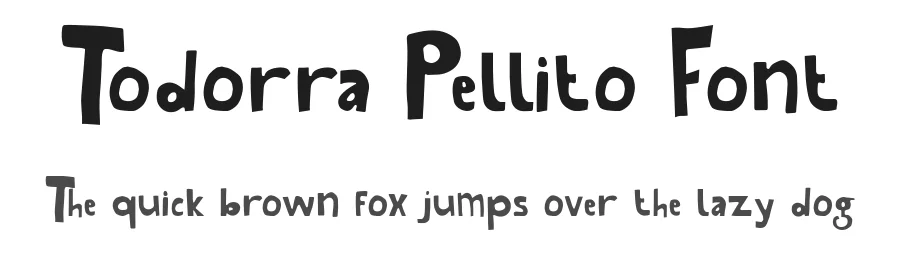 Todorra Pellito Font by madeDeduk — Display Font