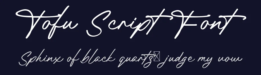 Tofu Script Font by wibisono2001 — Decorative Font — thumbnail 2