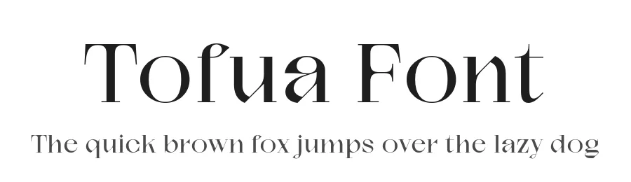 Tofua Font by Muhittin Güneş — Serif Font