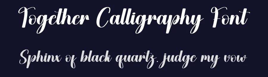 Together Calligraphy Font by andikastudio — Script Handwritten Font — thumbnail 2