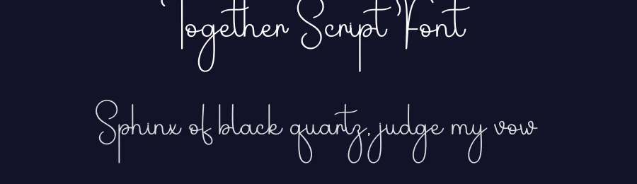 Together Script Font by andikastudio — Script Handwritten Font — thumbnail 2