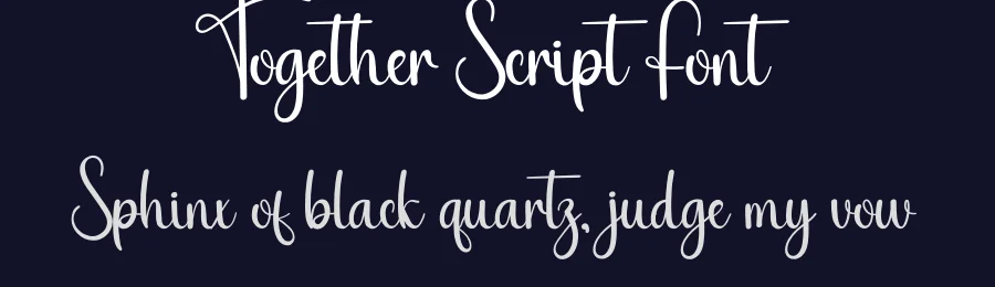 Together Script Font by creativeletter — Script Handwritten Font — thumbnail 2