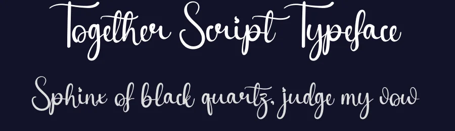 Together Script Typeface by andikastudio — Script Handwritten Font — thumbnail 2
