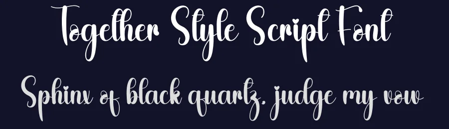 Together Style Script Font by andikastudio — Script Handwritten Font — thumbnail 2